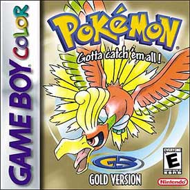 Poster Pokémon edición oro